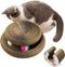 Magic Organ Cat Toy - 1PC Scratching Board with Bell, Foldable Magnetic Corrugated Paper Cat Accordion Toy for Cat