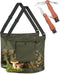 MYWSN Mushroom Foraging Kit - 2 Pack Black & Green Foraging Bag with