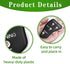 Watayo 4 Wheel Baseball Umpire Clicker, Black Umpire Indicator Gear for Scorekeeper Recording Outs & Innings
