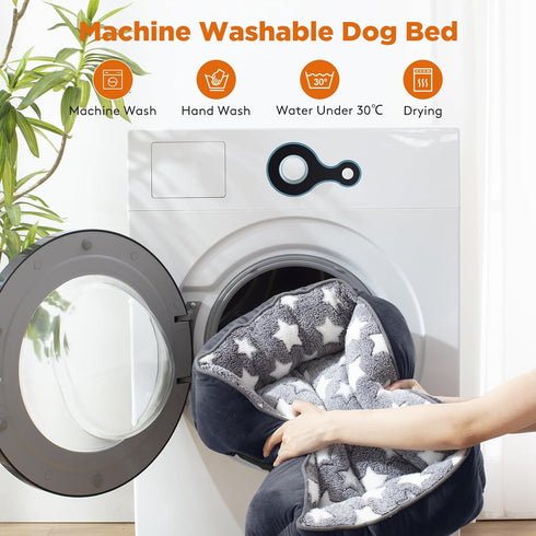 GASUR Rectangle Dog Bed for Large Dogs - Cozy Washable Orthopedic Dog Sofa Bed, Sturdy Anti-Slip Bottom, Soft Calming