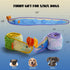 Nocciola EEL Squeaky Dog Toy, Tough No Stuffing Toy for Tug of War, Puppy Interactive Puzzle Fun to Keep Them Busy