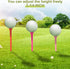 Vinsot 500 Pack Golf Tees, 3-1/4 Inch Colored Wood Golf Tees for Men, Women, Kids Golf Balls Game