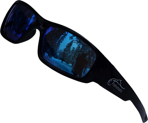 Fishoholic Polarized Fishing Sunglasses UV400 with Hard Case & Pouch (14 Options)