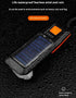 Multi-Functional Solar-Powered USB Rechargeable Mountain Bike Night Cycling Light and 120dB Horn