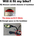 Hafny NEW Handlebar Bike Mirror, HD, Blast-resistant E-bike Mirror with Glass Lens, HF-MR095 (Silver Right)