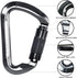 SEPEAK UIAA 30kN Climbing Carabiner Clips, Heavy Duty Twist Locking for Climbing, Camping, Hiking