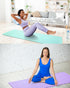 Woanger 2 Pack Thick Yoga Mat - 3/8 Inch Non-Slip Exercise Mat for Home Workout with Strap for Women & Men