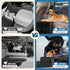 200 Lbs, Back Front Seat Extender for Large Dogs Up to Adjustable Dog Back Seat Extender with Cushion & Storage Box