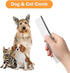 uxcell Metal Dog Comb with Rounded Teeth, 1 Pack, Pet Hair Care Tool, 7.3IN
