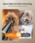 2 Trimmer, Trimming oneisall Speed Cat Clippers with Double Blades, Rechargeable Cordless Small Cat Paw Low Noise