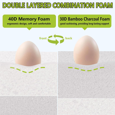 Stadium Seats for Bleachers with Integral Cutting Memory Foam, Stadium Seat Cushion Waterproof Extra Thick Bleacher