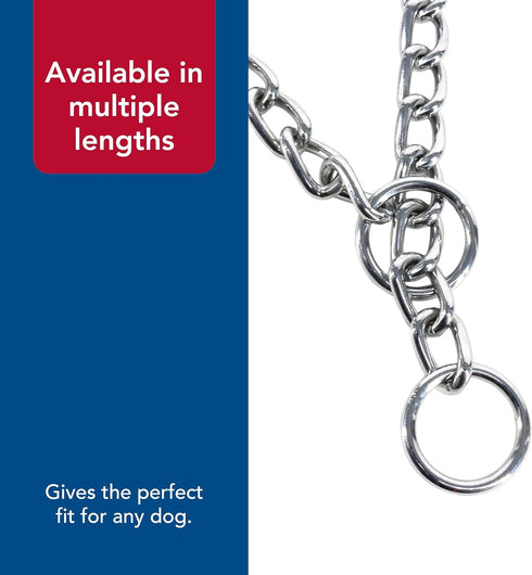 Coastal Pet Titan Chain Training Dog Collar, Durable Metal Choke Chain for Dog Training, 4 mm x 24"