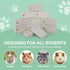 RAINFLOW 12PCS Chinchilla, Hanging Rabbit Lava Blocks Mineral Calcium Grinding Stone for Bunny Hamster Teeth Grinding