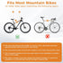 Bamgoten Child Bike Seat Foldable, Portable Front Mount Bike Seat, Quick-Release Toddler Seat for Bike with Carrying