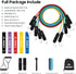 WHATAFIT Resistance Bands - Exercise Bands for Working Out, Home Gym Equipment with Handles for Men and Women