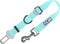 Pawtitas Dog Seat Belt, Pet Safety Seat Belt with Adjustable Strap for Small to Large Dogs, Teal Car Seat Belt for Dogs