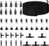 32.8 feet Aquarium Airline Tubing Hose, 10 Air Stones and Check Valves for Fish Tank