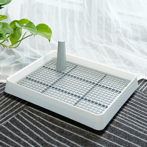 Portable Toilet, Dog Training Pads Pet Toilet Dog Pee Pad Holder Puppies Potty Mesh Grate Pee Holder Portable Litter