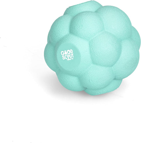 Good Scout Tumbler Ball Dog Fetch Toy, Indoor and Outdoor Rubber Toy for Medium and Large Dogs
