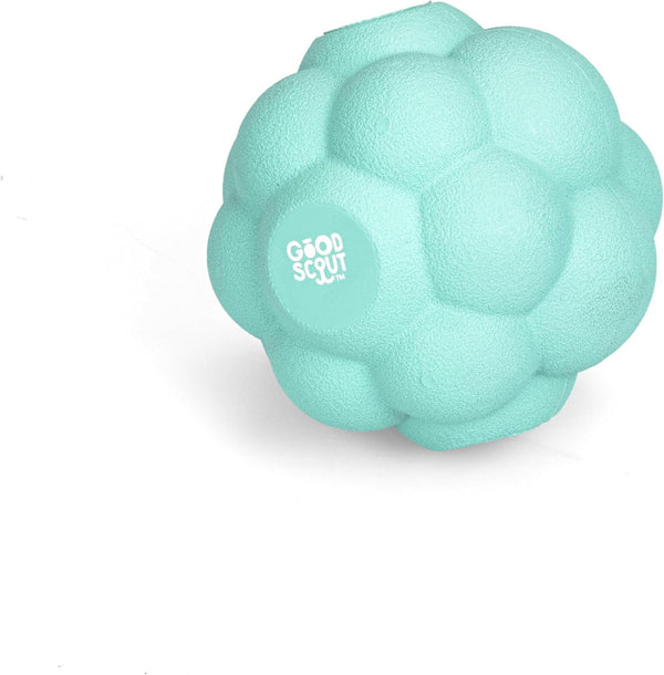 Good Scout Tumbler Ball Dog Fetch Toy, Indoor and Outdoor Rubber Toy for Medium and Large Dogs