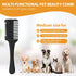 2 Pcs Pet Razor Comb for Dogs Cats with 20 Extra Blades, 2 in 1 Trimming & Grooming Hair Cutter Comb