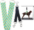 Pet Dog Grooming Arm Accessories - Adjustable Belly Straps with Connector, Nylon Restraint Noose (Color-1, Short)