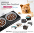 Largr Dog Slow Feeder Bowl JASGOOD Reduce Slip Puzzle Bowl for Raised Pet Feeders Elevated Diners Replacement Bowl (Gray,Largr,Fit Opening 8.9"-9.25")