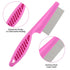 Pet Hair Comb Tear Stain Removal - 2 Pack Multifunctional Grooming Comb Kit, 2 in 1 Dog Combs for Knots and Tangles