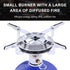 Portable Mini Camping Stove, Folding Outdoor Gas Stove for Hiking Cooking Picnic Cookware