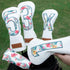 Golf Club Covers for Driver, Fairway Wood, Hybrid, Leather Mallet Putter Covers for Most Brands