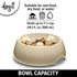 Dogit Dog Bowl Slow Feeder for Wet or Dry Food, Go Slow Anti-Gulping Dish, White, Size S