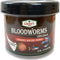 Amzey Blood Worms 0.35oz, 100% Natural Freeze Dried Fish Food, High Protein for Betta, Goldfish, Cichlid