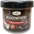 Amzey Blood Worms 0.35oz, 100% Natural Freeze Dried Fish Food, High Protein for Betta, Goldfish, Cichlid