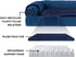 Furhaven Orthopedic Dog Bed for Large/Medium Dogs, Removable Bolsters & Washable Cover, Plush Velvet L Shaped Chaise,