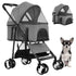 BestPet Pet Stroller Premium 3-in-1 Multifunction Dog Cat Jogger Stroller for Medium