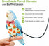 HIHETE Set, Budgerigar Lovebird Bird Diaper and Leash Small Bird Diaper and Harness, Reusable Flight Suit for Small