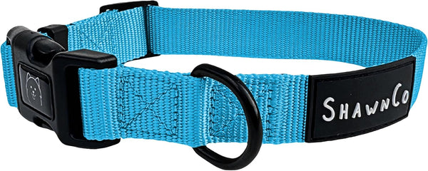 ShawnCo Dream Walk Adjustable Dog Collar, Comfortable Pet Collar for All Dog Sizes, Oceanic Blue