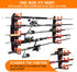 Fishing Rod Holders, Wall or Ceiling Mounted Fishing Pole Holders, Rack Holds Up to 10 Rods (1 Pack)