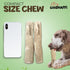 Safe Natural Coffee Wood Dog Chew - Durable Chew Toys for Puppies 0-6 Months, Pack of 2 PCS, Perfect Teething Stick
