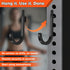 6 PCS J Hooks for Squat Rack,Power Rack Attachments for Home Gym Storage,Portale Squat Rack Accessories, Storage Hook