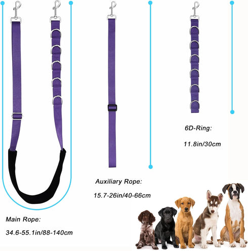 ASOCEA Dog Grooming Belly Straps; Nylon Restraint Loops for Small Medium Dogs, Pet Bathing Restraint Band