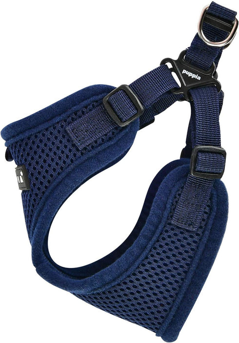 Puppia Dog Harness Comfort Mesh Step-in No Pull No Choke for Small & Medium Dogs - Navy - XL