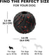2.5" Chew King Supreme Durable Rubber Dog Ball for Aggressive Chewers, Treat-Dispensing Heavy-Duty Chew Toy with Safety
