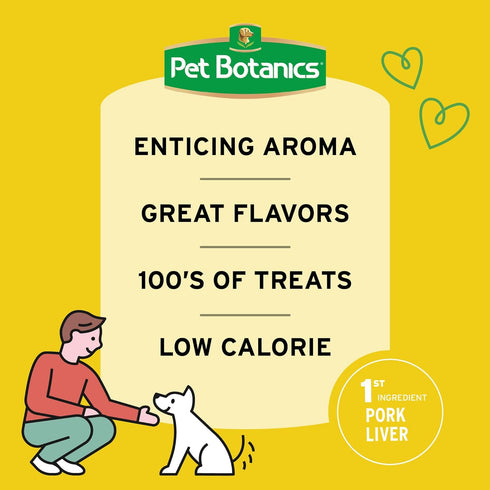 Pet Botanics 20 oz. Pouch Training Reward Soft & Chewy, Chicken Flavor, 500 Treats Per Bag