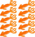 BAIMOQI 10PCS Realistic Shrimp Lures Flexible Construction Rhythm Meditative for Attraction