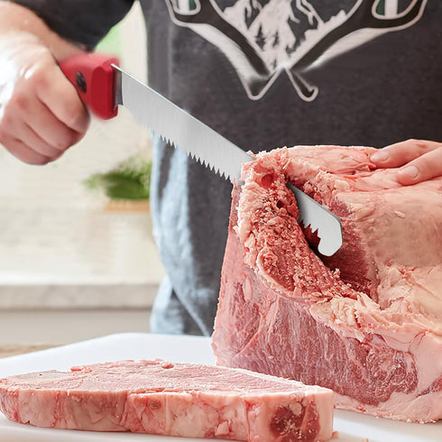 RUITOOL Bone Meat Saw - Portable Hand Saw for Hunting and Butchering, High Carbon Steel with Non-Slip Handle