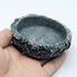 OMEM Natural Reptile Bowl Food and Water Dish, Resin Made, Gray S (Small)