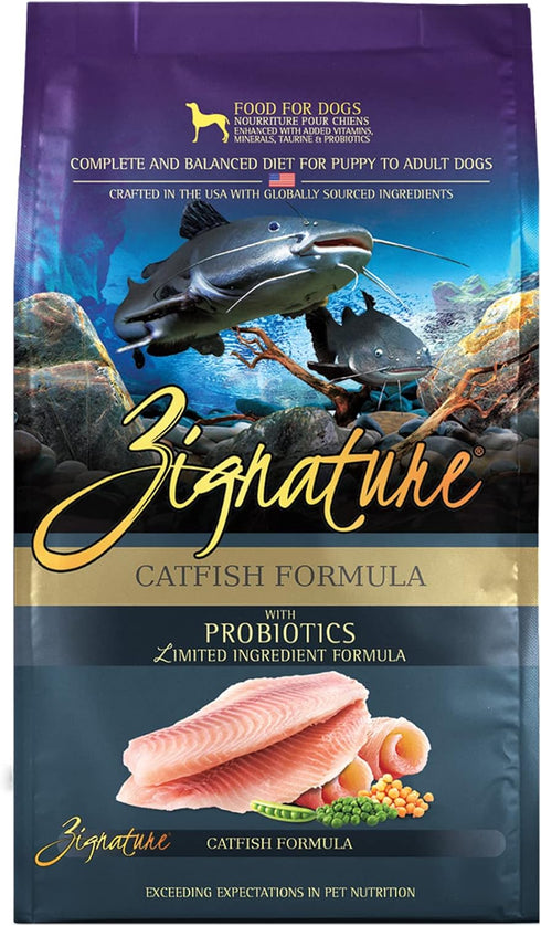 Zignature Catfish Limited Ingredient Formula Dry Dog Food, 12.5 lb