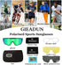 Polarized Sports Sunglasses for Adults and Youth - Cycling, Baseball, Fishing, Ski, Golf