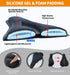 Souke Sports Bike Seat Cover, Gel Padded Bike Seat Cushion, Bicycle Saddle Pad for Women Men with Hollow Design, Water